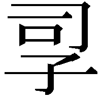 孠