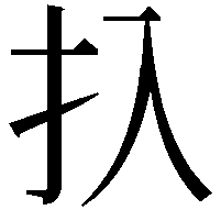 扖