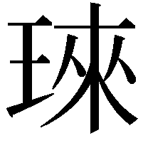 琜